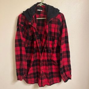 Men’s Hooded Flannel Jacket